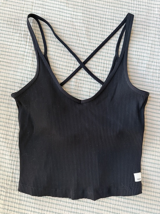 Vuori Tops - Vuori Ribbed Crop Tank
